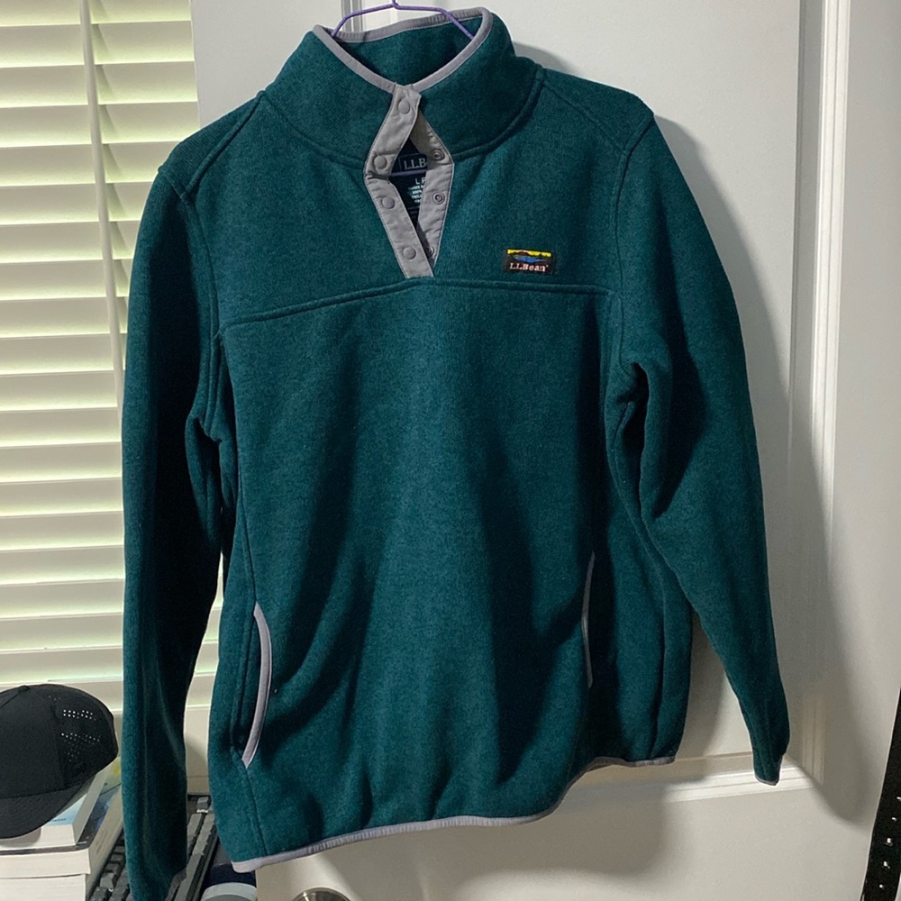 L.L Bean Sweater Fleece Pullover